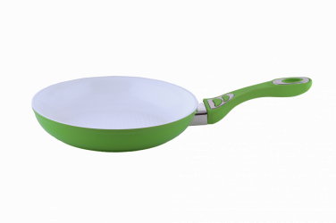 Tigaie Ceramica Ertone MN324 24 de cm Design Ergonomic Alb-Verde 