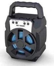 Boxa Portabila 25W PMPO MS-1603BT cu Radio FM lumini si maner 