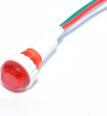 Buton indicator martor cu fir 12v 