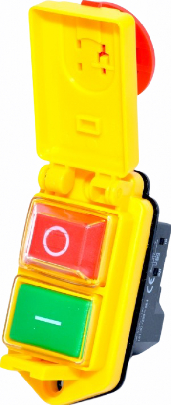 Buton intrerupator AC-3 cu releu si capac 220V-15A 