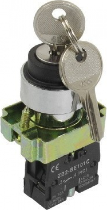 Buton motor cu cheie ON/OF/ON