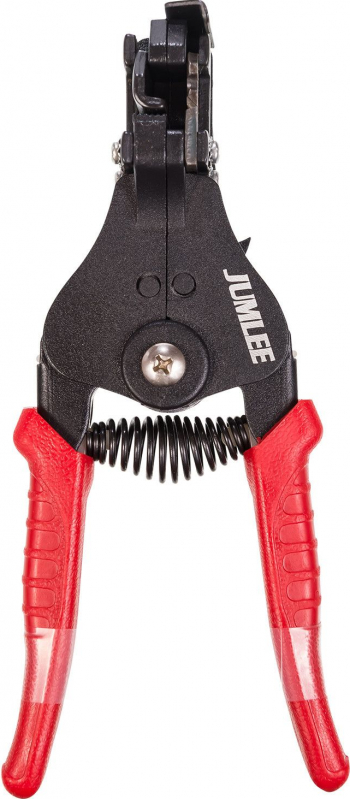 Cleste dezizolat cablu 180 mm manere din cauciuc moale rosu 