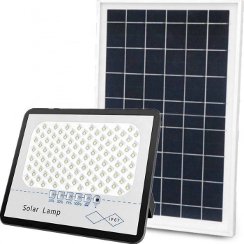 Lampa Led 200W cu Panou Solar si telecomanda 