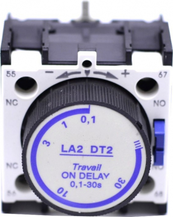 Releu auxiliar sau timer contactor 0 1-30s 