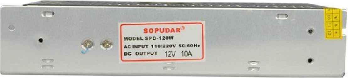 Sursa Profesionala Pentru Alimentare Camere Si Alte Dispozitive 12 V 10 A 120 W 