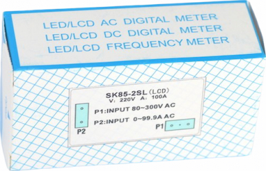 Voltmetru 220V - Ampermetru 100A 