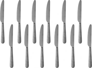Set 12 cutite sevire desert RAKI OLD FASHIONED 3mm 