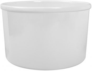 Recipient melamina rotund bufet Culinaro Murun 13x17cm 2000ml alb 