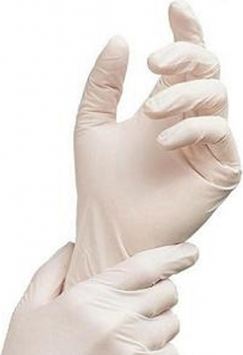 Set 100 manusi latex nepudrate marimea S