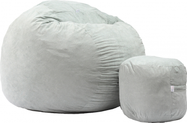 King Size XL + Otoman - Light Mint Gama Premium umplut cu fulgi de burete memory mix 