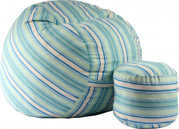 Fotoliu King Size cu Otoman Bliss Gama Premium Textil umplut cu fulgi de burete memory mix 