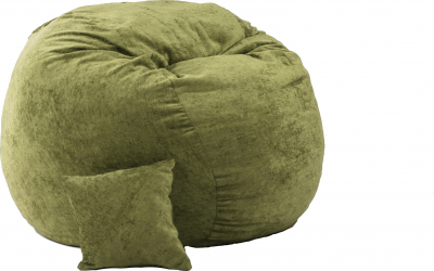 Fotoliu King Size cu Perna decorativa Chelford Green Gama Premium Textil umplut cu fulgi de burete memory mix 