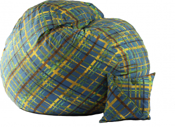 Fotoliu King Size cu Perna decorativa Day in The Park Gama Premium Textil umplut cu fulgi de burete memory mix 