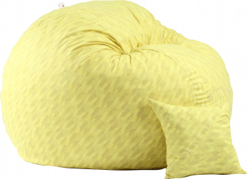 Fotoliu King Size cu Perna decorativa LuLuLemon Gama Premium Textil umplut cu fulgi de burete memory mix 
