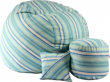 Fotoliu King Size Otoman cu Perna decorativa Bliss Gama Premium Textil umplut cu fulgi de burete memory mix 