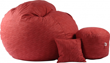 Fotoliu King Size Otoman cu Perna decorativa Carissma Gama Premium Textil umplut cu fulgi de burete memory mix 