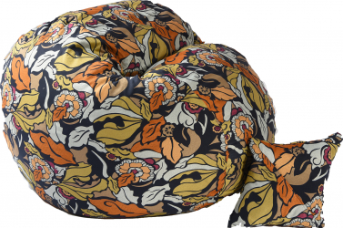 Fotoliu King Size si perna decorativa Fantasy Gama Premium Textil umplut cu fulgi de burete memory mix 