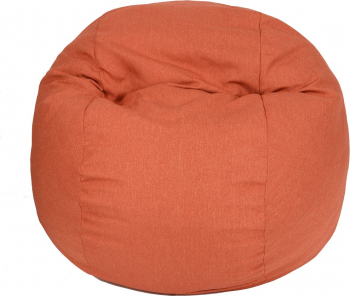 Fotoliu Mare King Size - Savana Orange Gama Savana umplut cu fulgi de burete memory mix and reg marca Pufrelax 