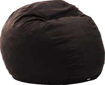 Fotoliu Puf King Size Dark Chocolate Gama Premium Textil umplut cu fulgi de burete memory mix 
