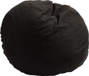 Fotoliu Puf King Size - Eerie Black Gama Premium umplut cu fulgi de burete memory mix 