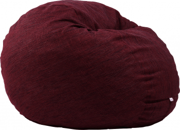 Fotoliu Puf King Size Red Wine Gama Premium Rustic umplut cu fulgi de burete memory mix 