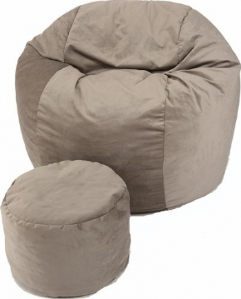King Size + Otoman - Old Oak Gama Plush Honey umplut cu fulgi de burete memory mix and reg 