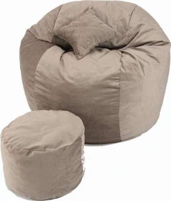 King Size + Otoman + Perna decorativa - Old Oak Gama Plush Honey umplut cu fulgi de burete memory mix and reg 