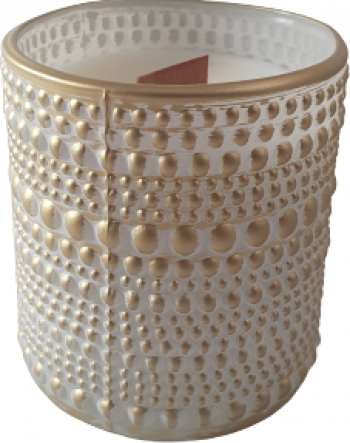 Lumanare parfumata handmade in Romania Mosc Alb 165 g net 