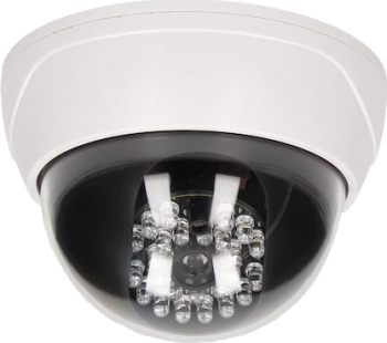 Camera supraveghere falsa CCTV ORNO OR-AK-1209 dummy cu Infrarosu Alb 