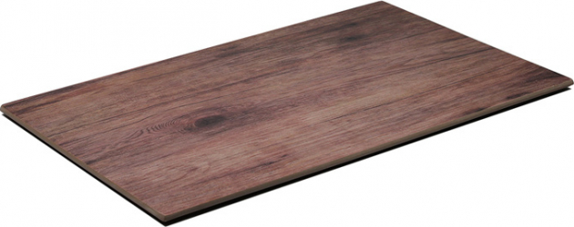 Tava servire dreptunghiulara ILSA din melamina cu imitatie lemn GN 1x1 53x32 5x10cm 