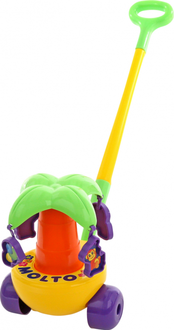 Carusel Tropical cu maner - Polesie - multicolor 