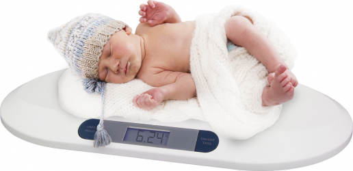 Cantar electronic pentru bebelusi BEBITA cu ecran LCD si precizie la nivel de grame 