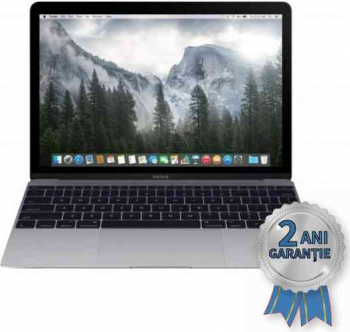 Laptop Refurbished APPLE MacBook A1534 Core M-5Y31 up to 2400MHz/ 8GB DDR3/ SSD 256GB PCIe NVMe/ Display 12 inch Retina/ MacOS Big Sur