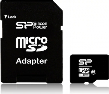 Card De Memorie Silicon Power Micro SDHC 32GB Class 10 Adaptor Negru 