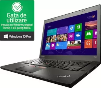 Laptop ThinkPad T450 Intel Core i5-5300U 2.30GHz 8GB DDR3 240GB SSD HD 14inch Webcam Refurbished Win10 Pro