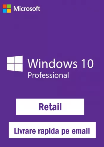 Windows 10 Pro Retail 32-64 Bit toate limbile Licenta electronica