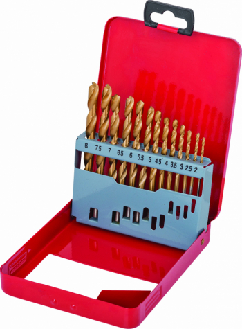 Burghiu Raider 157107 HSS + TIN 2.0-8.5mm set 13 buc 