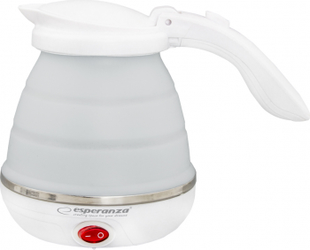 Cana electrica pliabila pentru voiaj 0.5l 750W silicon Travel Alba 