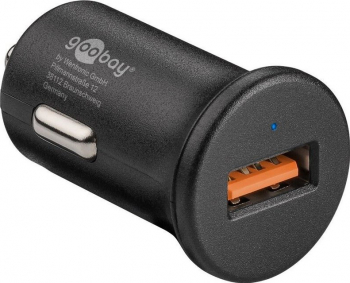 Incarcator auto iesire USB 3A Quick Charge QC 3.0 Fast Charger GOOBAY 45162