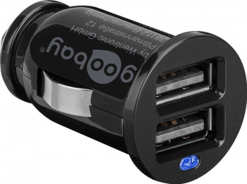 Incarcator Auto USB Dual 12-24V 2.1A Goobay 44177 