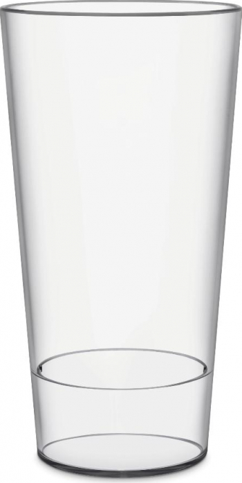 Pahar premium bere reutilizabil incasabil Getbio transparent material San 400 ml 