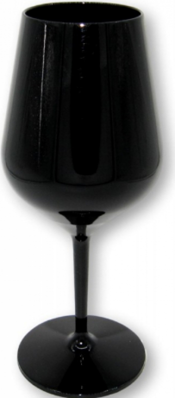 Pahar premium vin tritan GetBio Negru 470 ml 1 bucata/set