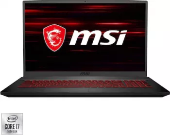 Laptop Gaming MSI GF75 Thin 10SER-606XRO Intel Core (10th Gen) i7-10750H 1TB SSD 16GB Nvidia GeForce RTX2060 6GB FullHD 144Hz T.il. Black