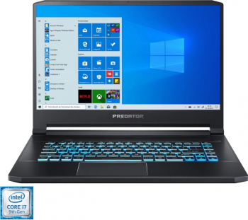 Laptop Gaming Acer Predator Triton 500 PT515-52-769R Intel and reg Core and trade i7-10750H 15.6 and 144Hz 16GB 1TB SSD RTX2070 8GB