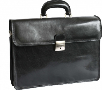 Geanta dama pentru documente neagra DFS116 