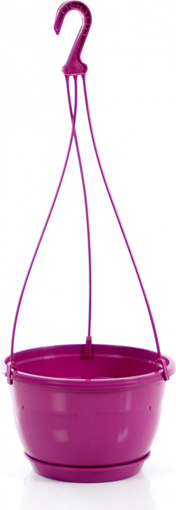 Ghiveci de flori suspendat SERINOVA 1 7lt 18xh10cm mov 