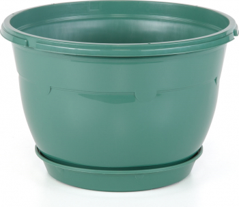 Ghiveci de flori suspendat SERINOVA 1 7lt 18xh10cm verde 