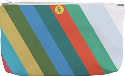 Portofel tip Pouch Handmade Original Mulewear Abstract Avalansa de Culori Color Avalanche Multicolor Big 38x23 cm 