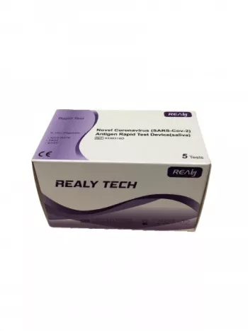 Test Rapid Saliva Antigen COVID-19 Realy Tech 5 bucati