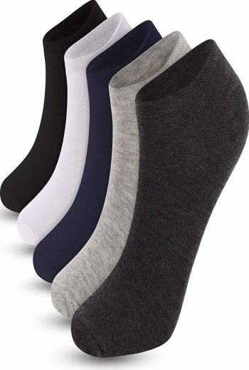 Set 3 perechi Sosete scurte din bambus LAROM multicolor 39-42 EU 